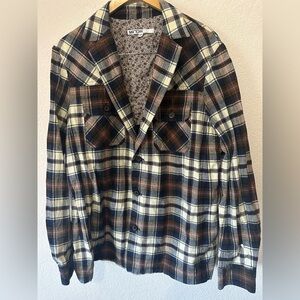 Mr Turk Multicolor Plaid Blazer Button Up - Size 44